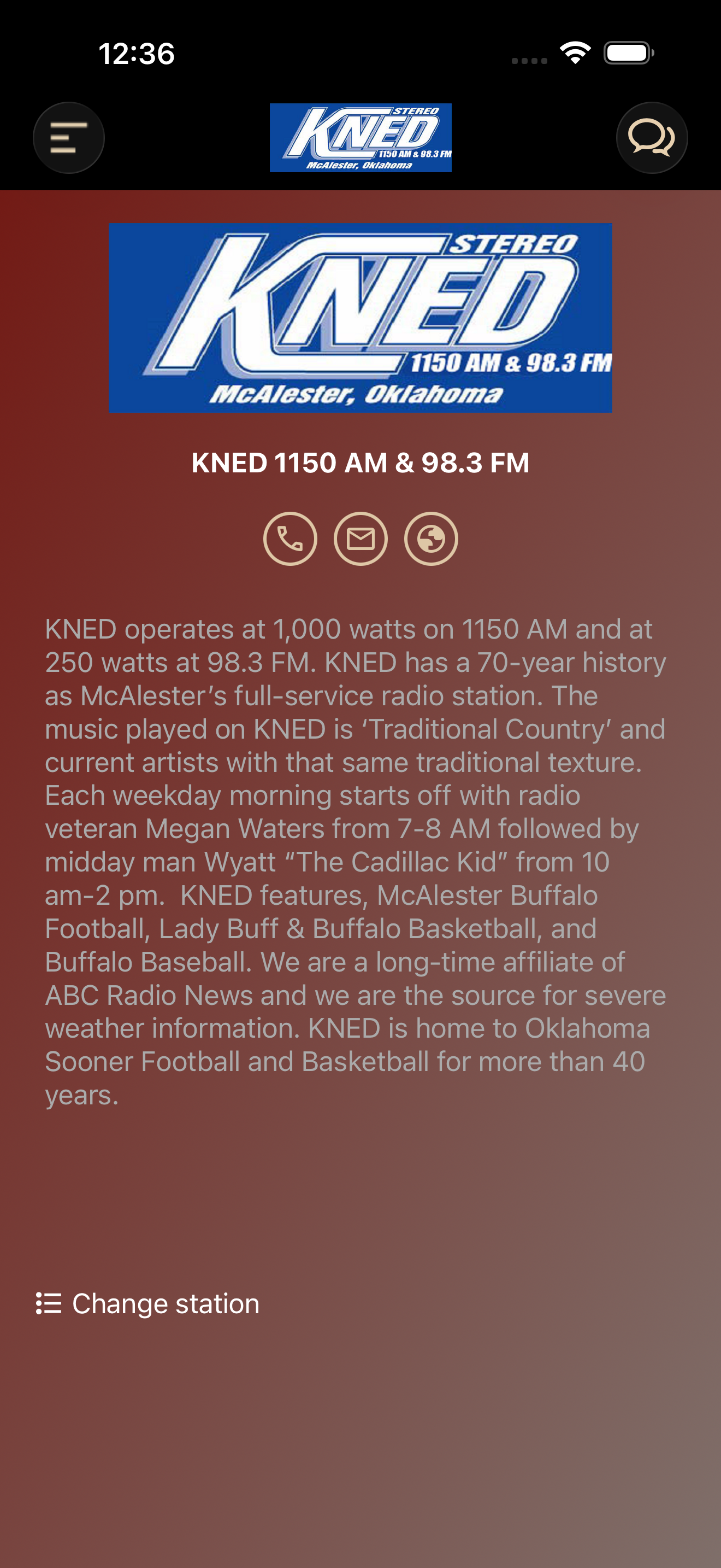 KNED 1150AM & 98.3FM screenshot 6