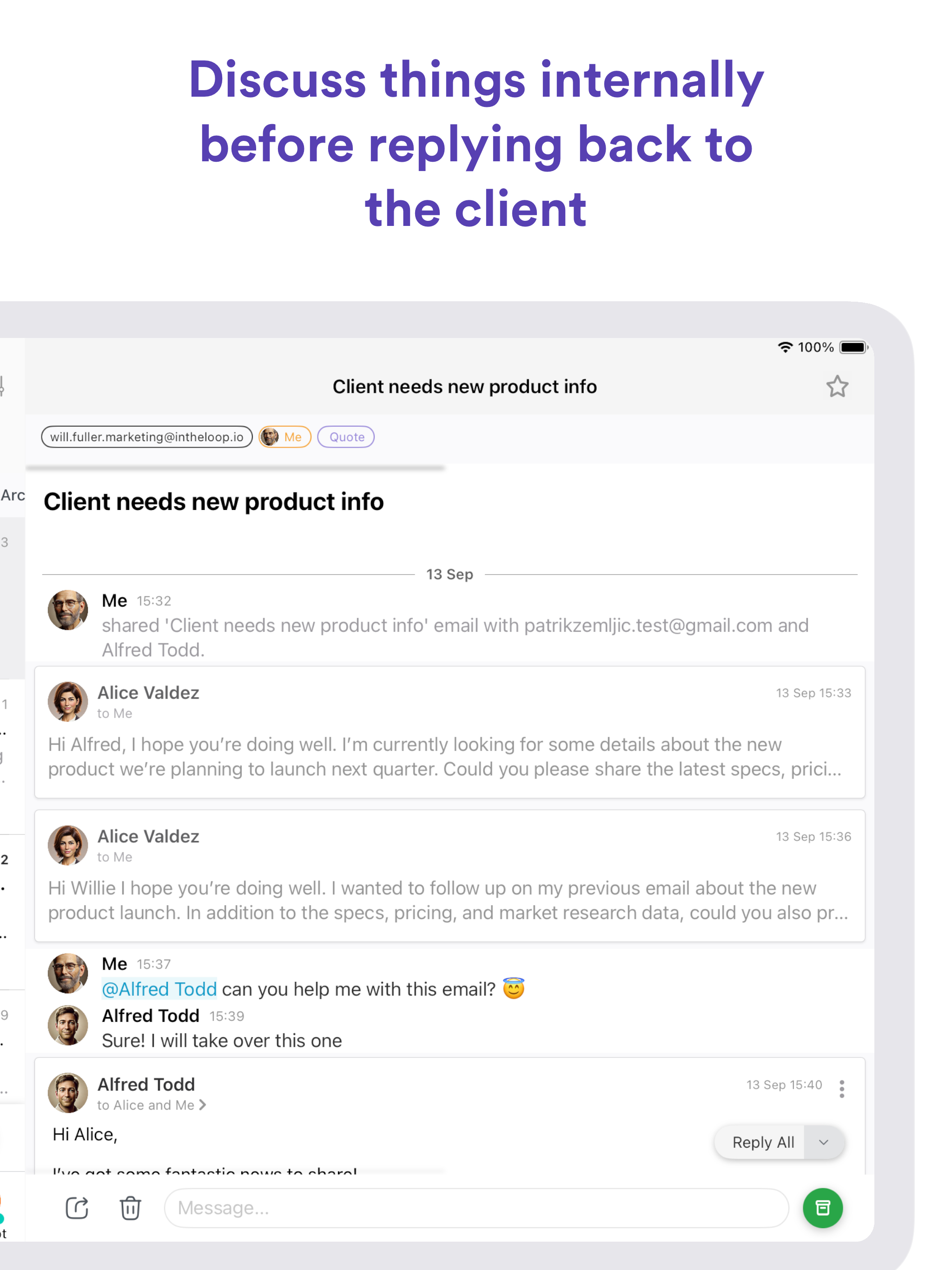 Loop Email: Mail & Team Chat screenshot 6