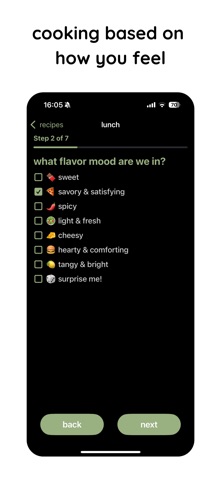 FeelBite: AI recipe creator screenshot