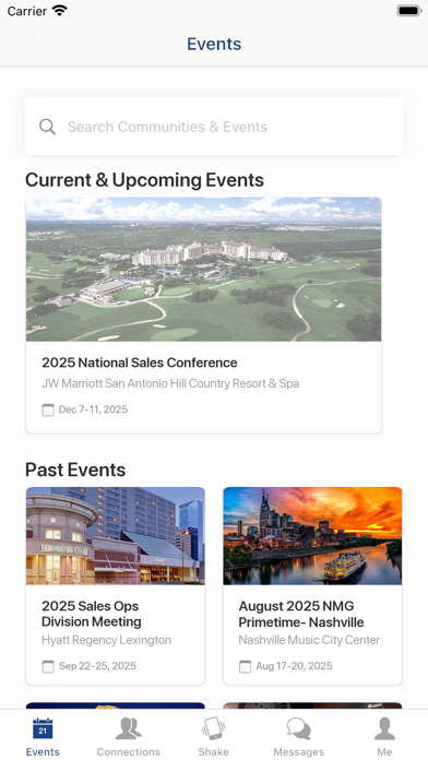 Tempur Sealy Events iPhone screenshot 2 - Business app