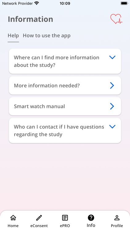 HEARTBEAT Study Patient App screenshot-3