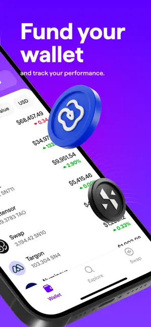 TAO.com: Bittensor wallet screenshot 2