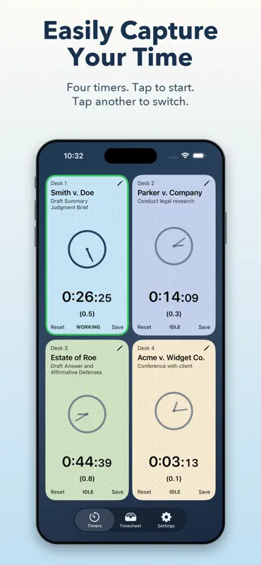 Billable Timer: Time Tracker screenshot 1 of 5