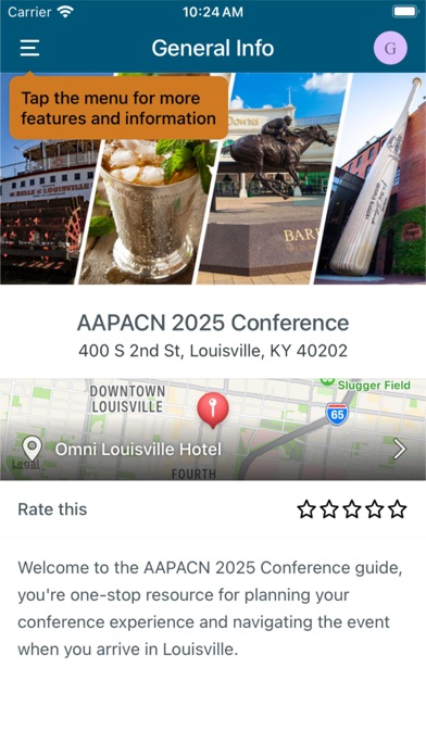 AAPACN Conferences app screenshot 3