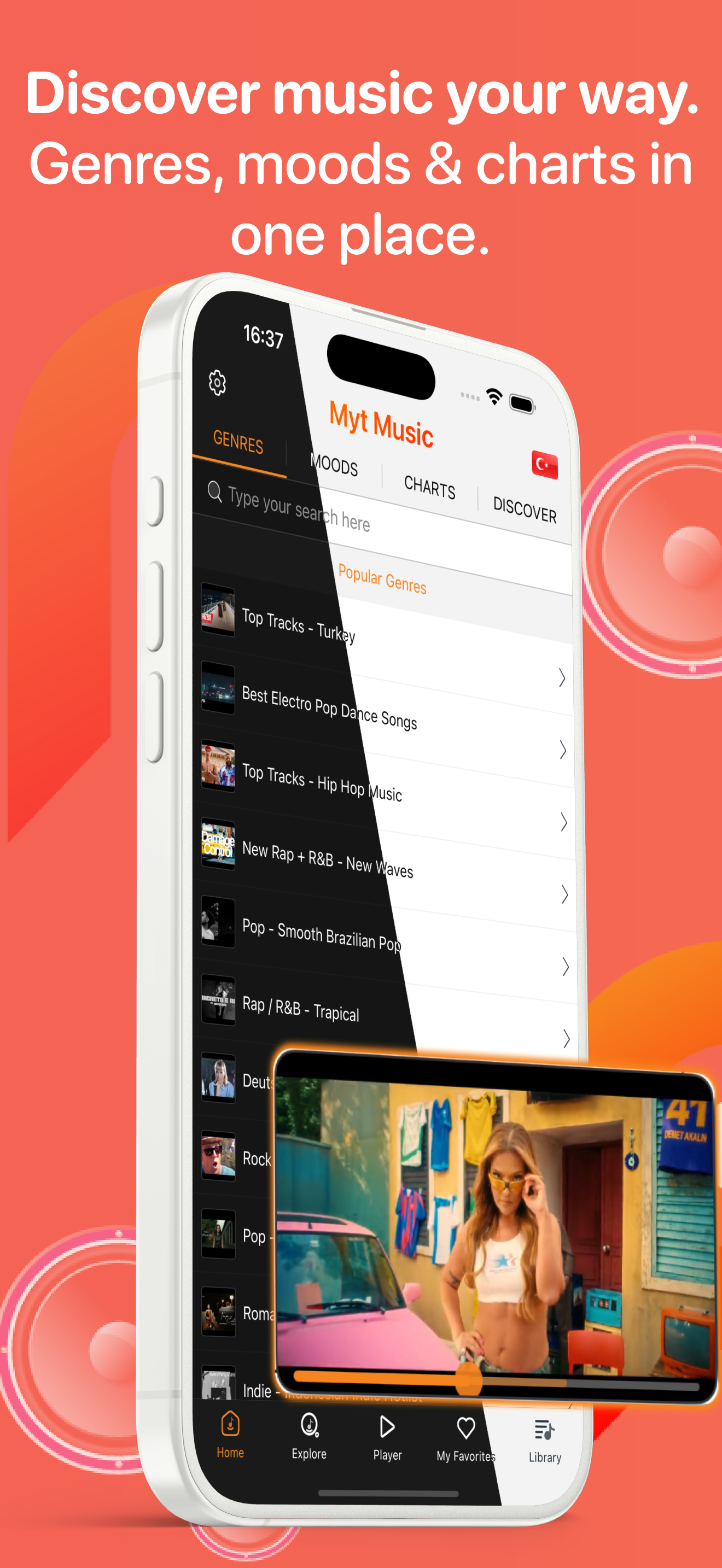 Myt -  Music  Player & Videos