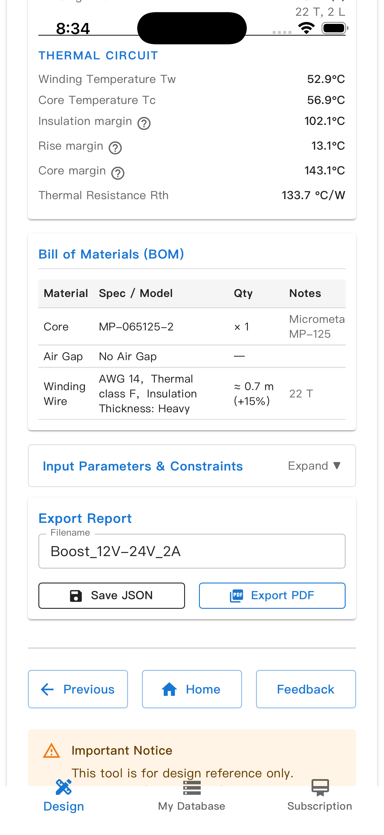 Inductor Design Pro screenshot 9