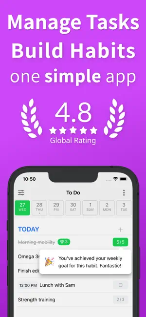 Habit & To Do List: Motidayt screenshot 1