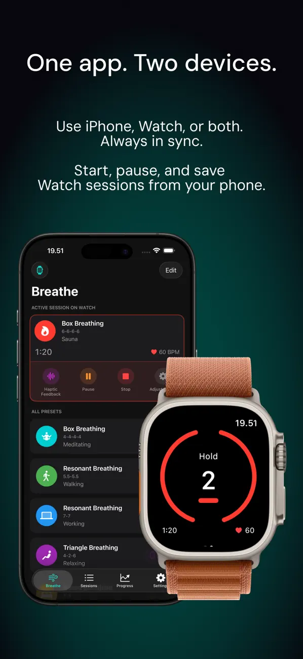 #3. Pust Focus - Breathing (iOS) Podle: Michael Justesen