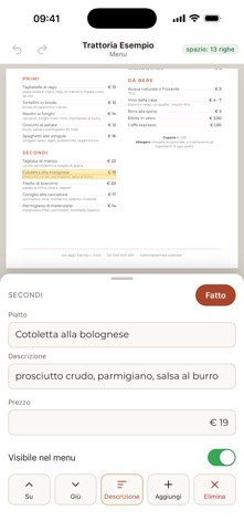 Menu in Mano screenshot 2