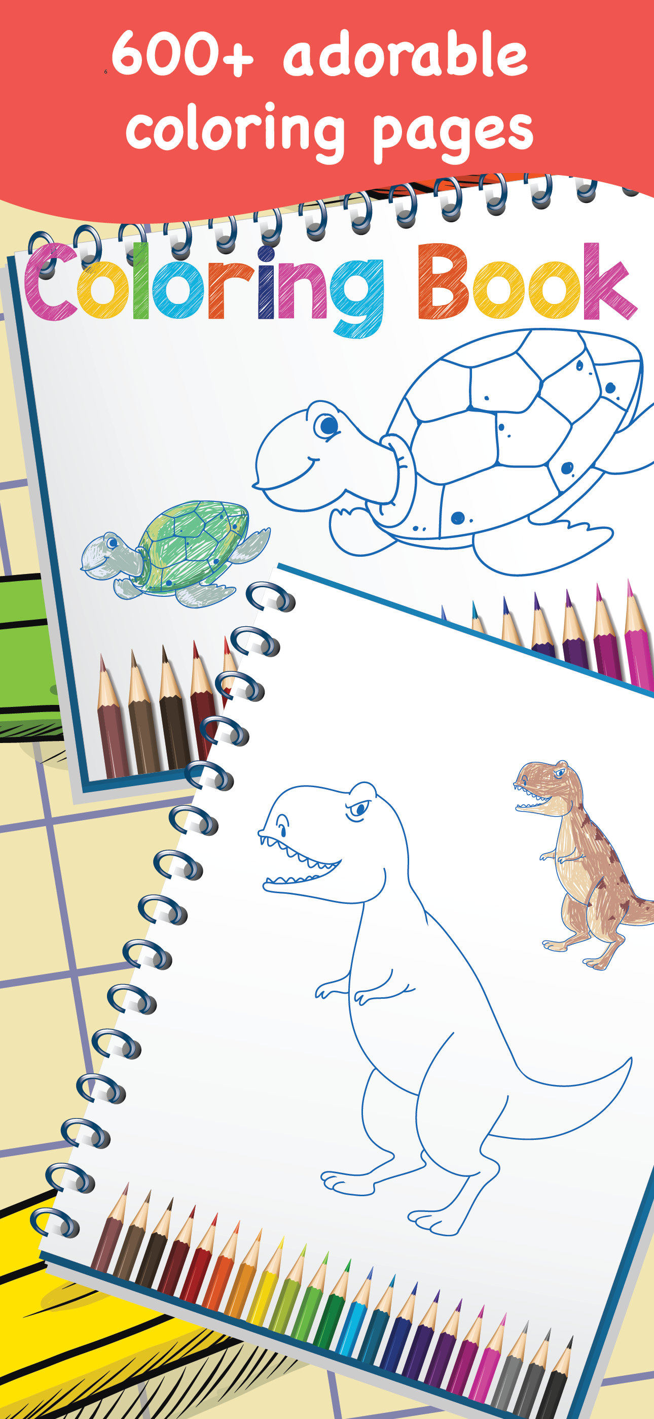 Coloring Book for Kids 1-5!