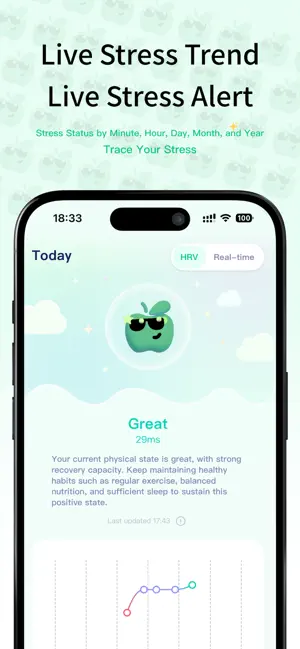CalmWatch: Stress Monitor screenshot 1