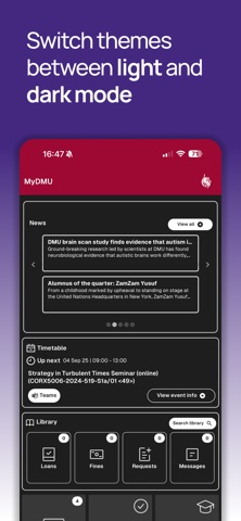 DMU Student App Screenshot 7 of 7