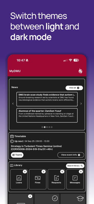 DMU Student App Screenshot 7 of 7
