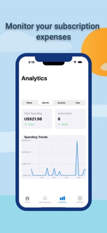 SubSense screenshot