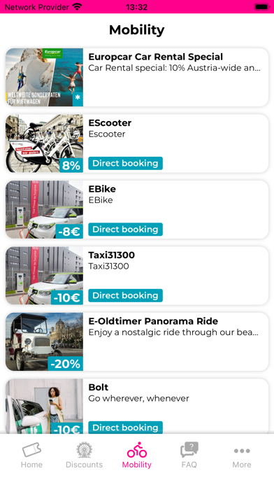 Vienna Welcome Card Screenshot