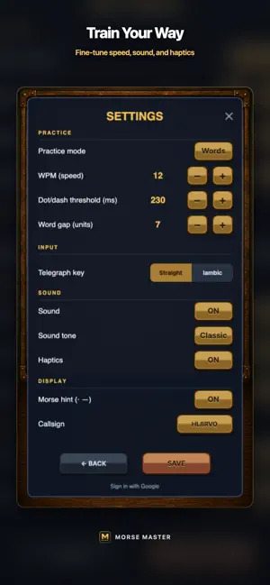 Morse Master:CW Trainer screenshot 3