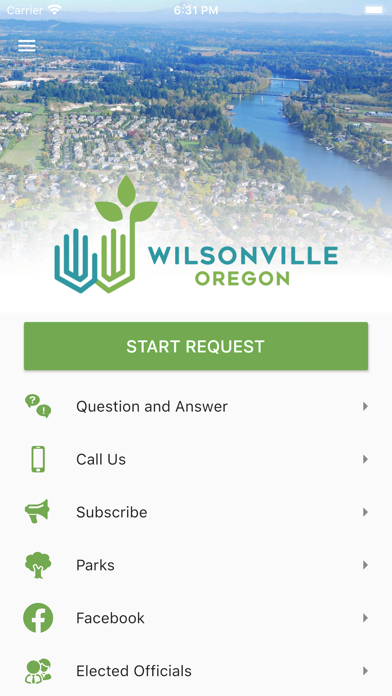 Ask Wilsonville Screenshot