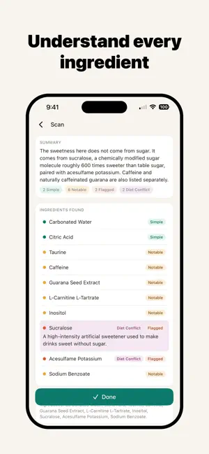 Unpeel - Ingredients Scanner screenshot 2