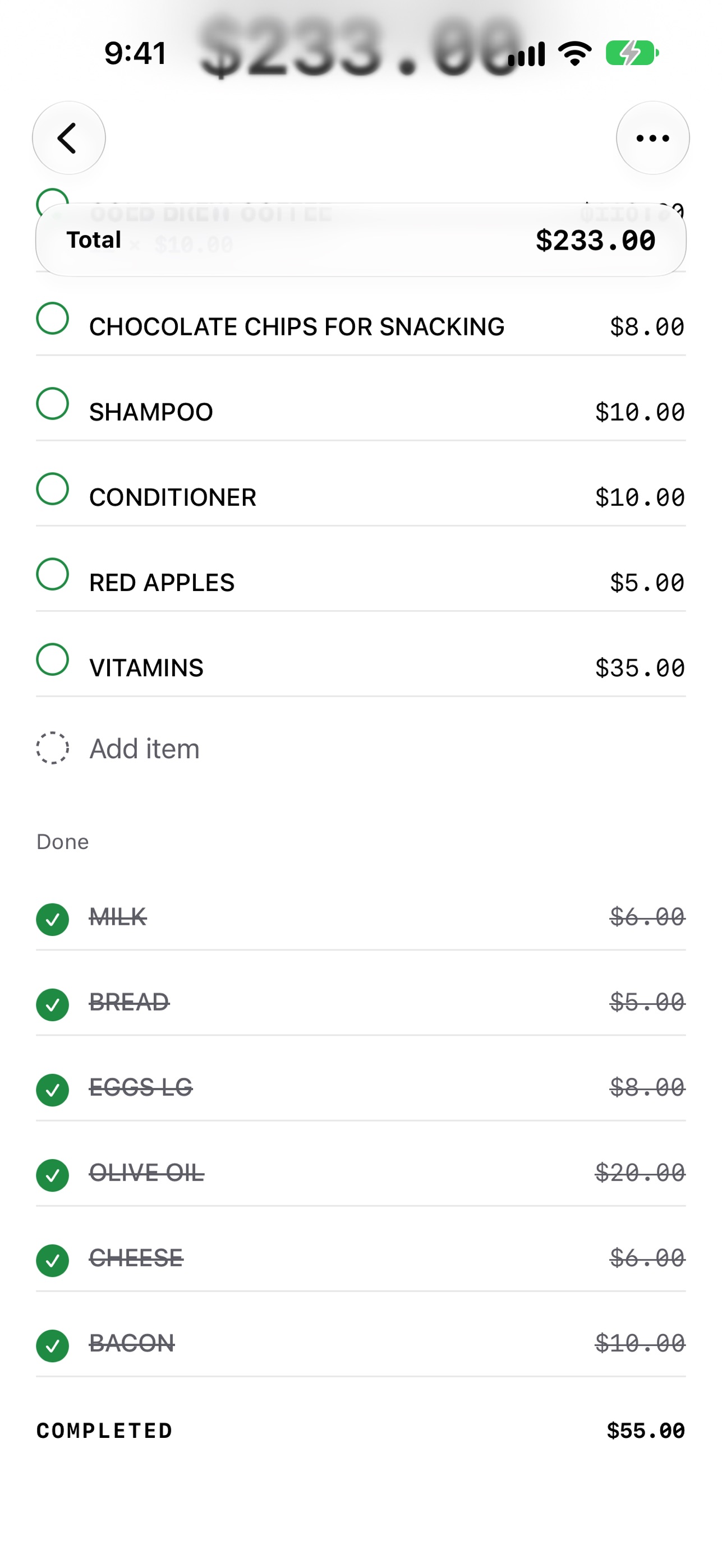 Screenshot 3 of List Total