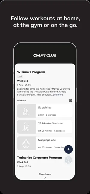 CM FIT CLUB screenshot 1