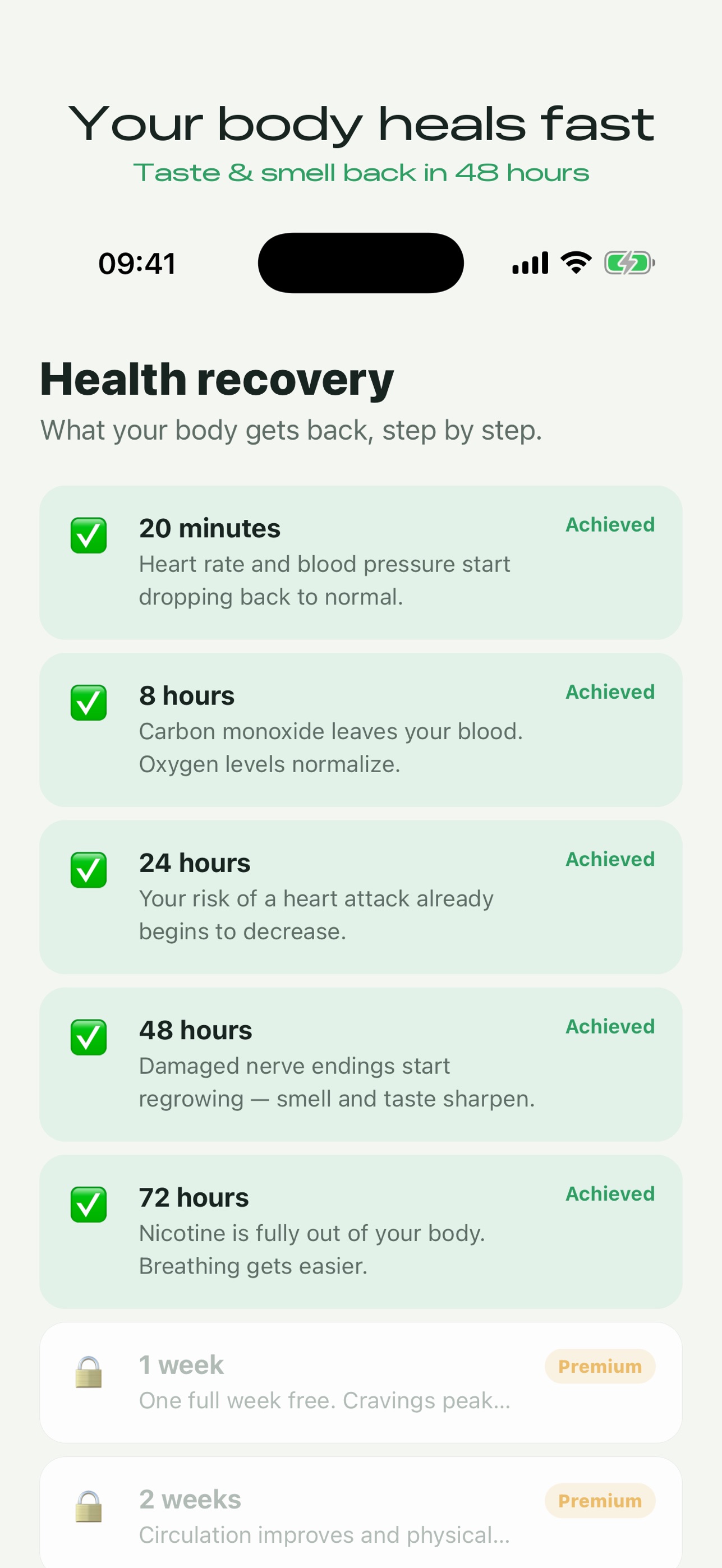 Screenshot 4 of QuitAura: Quit Vaping Tracker