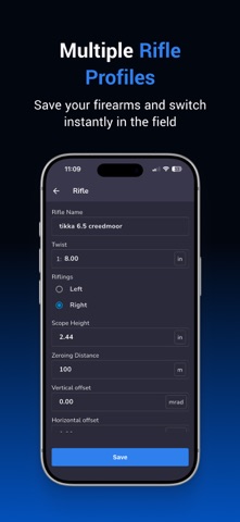 Ballistics Calculator－Locus iPhone screenshot