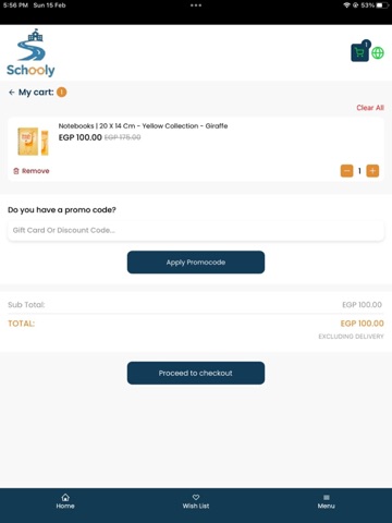 Schooly iPad screenshot