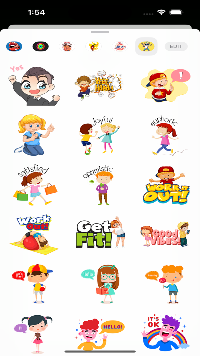 Cute Kids Strikers Set