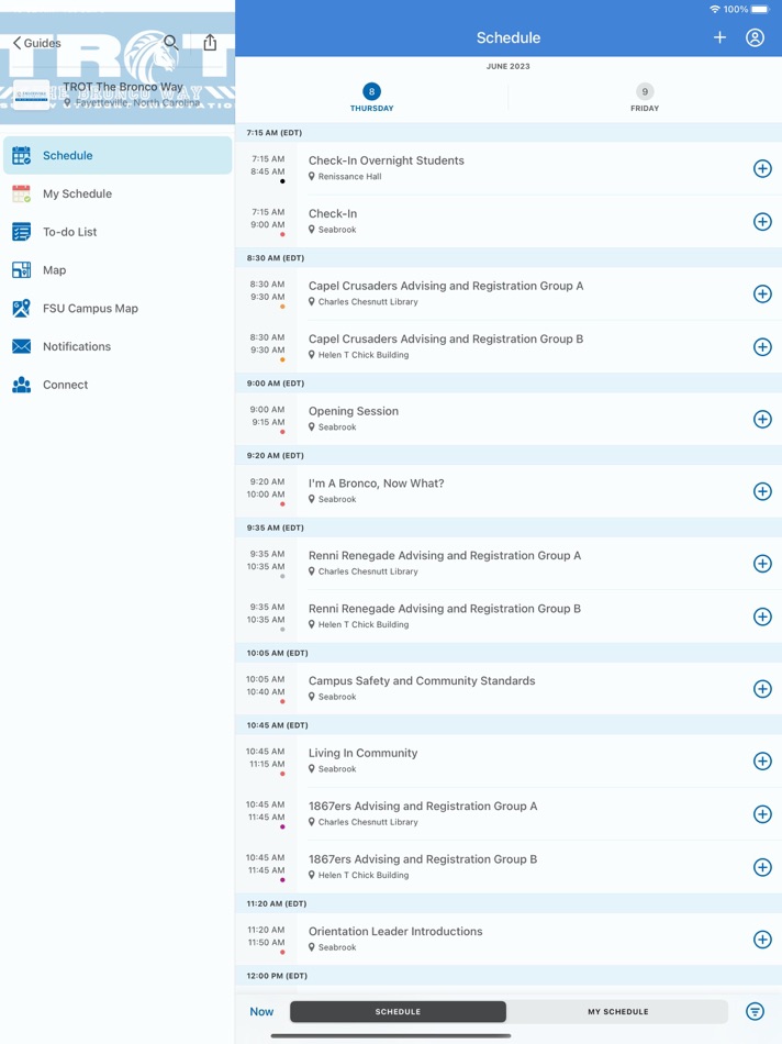 #2. FSU Event Guidebooks (iOS) 由: Fayetteville State University