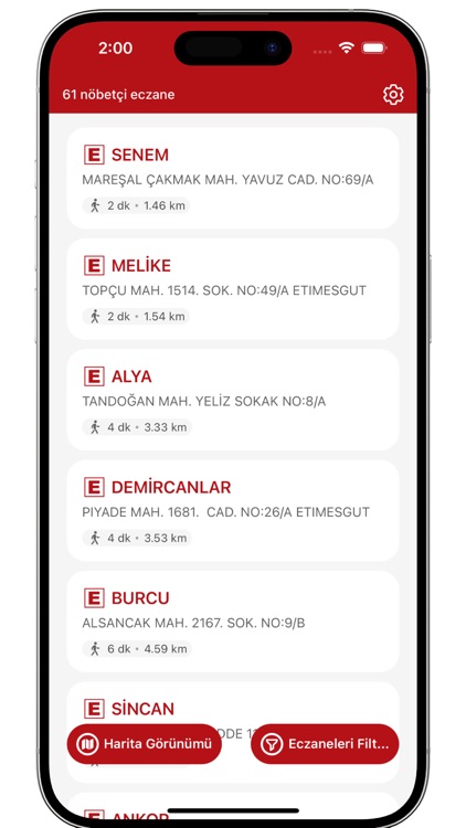 Nöbetçi Eczane - Türkiye