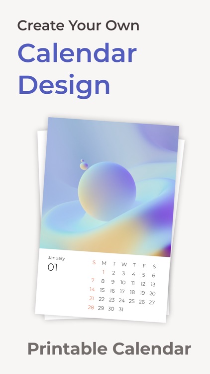 Calmaker: 2025 Calendar Design