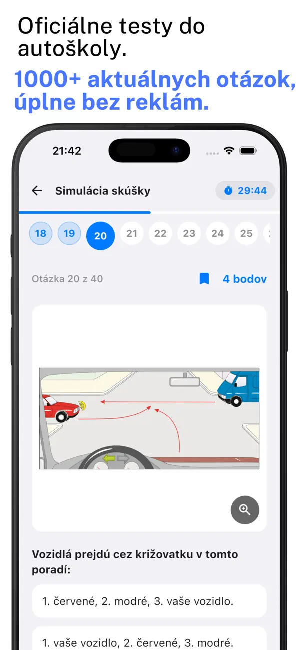 Screenshot #1 pour Autoškola SK 2026 eTesty