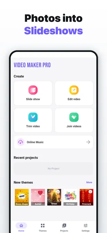 Video Maker Pro - Slideshow screenshot 1 of 8