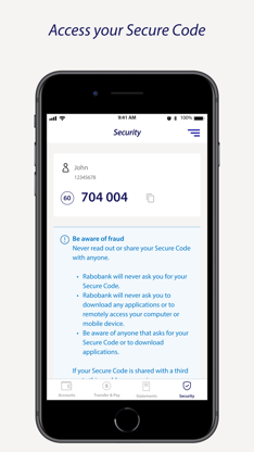 Rabobank Online Savings NZ screenshot 2