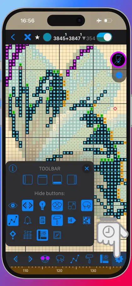Screenshot 3 di 6 di Cross Stitch Saga