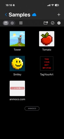 PxPad: Pixel Art Maker Studio iPhone screenshot