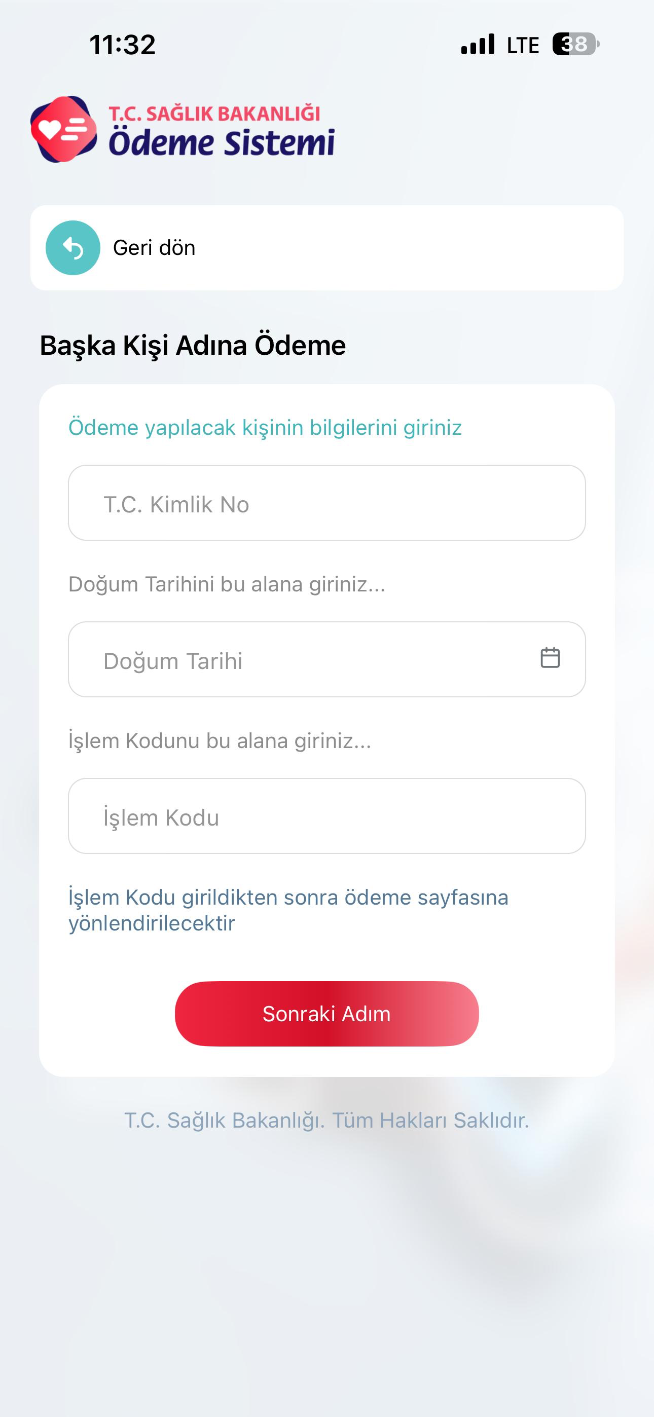 Sağlık Bakanlığı Ödeme Sistemi