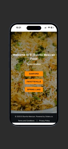 El Burrito Mexican Restaurant iPhone screenshot