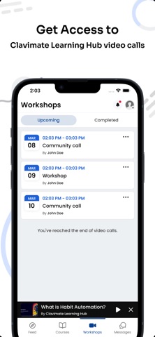 Clavimate Learning Hub screenshot