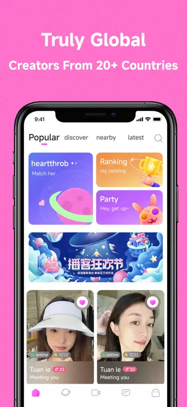Moko Live: Live Stream Friends screenshot 2 of 5