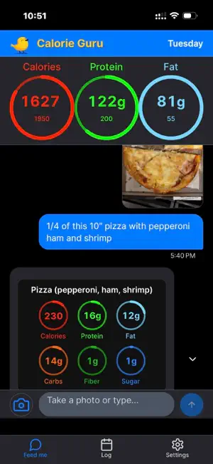 Calorie Guru screenshot 1