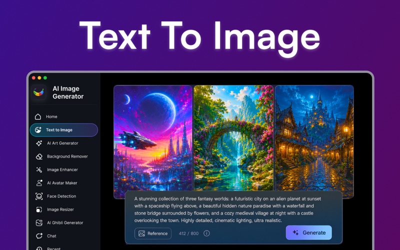 AI Photo Generator and Editor iPhone screenshot