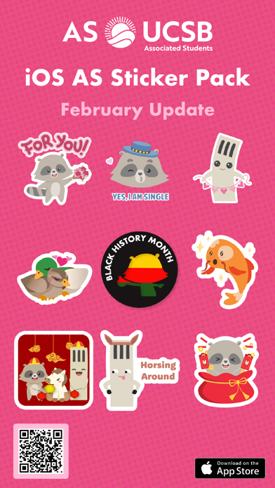 Screenshot #1 pour UCSB AS Stickers