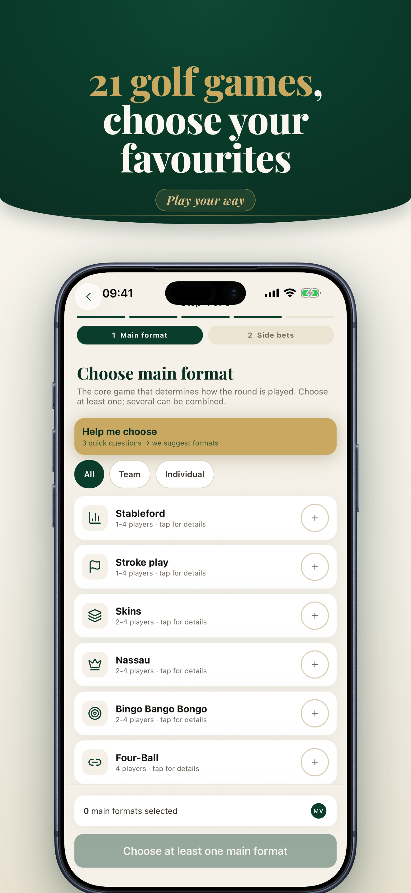 Wager Golf, play for stakes screenshot 3