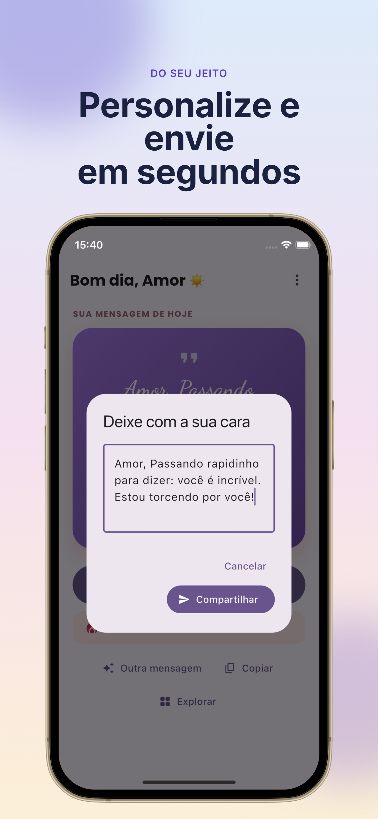 Bom Dia, Meu Amor screenshot 2