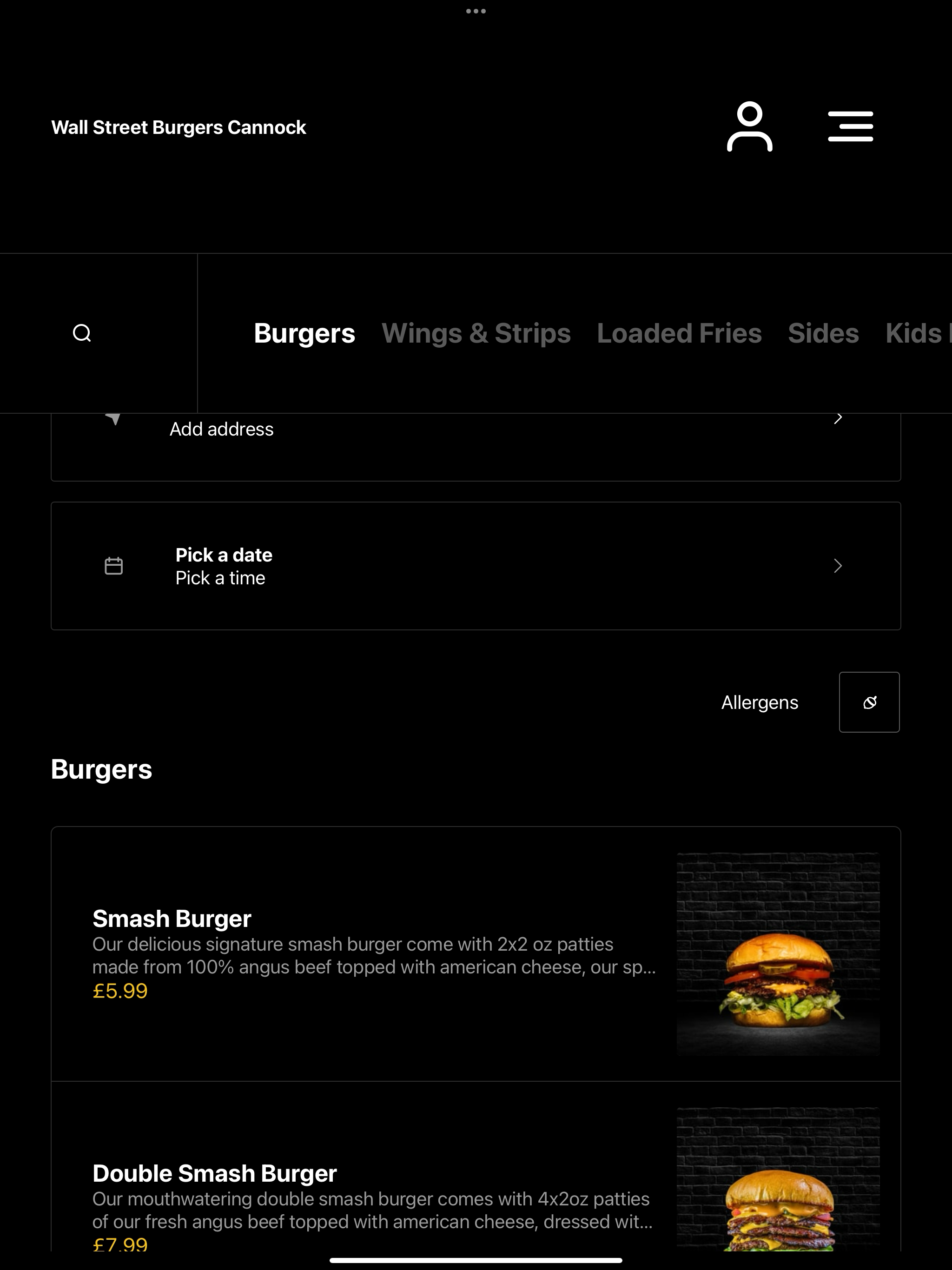 Wall Street Burger Cannock screenshot 7