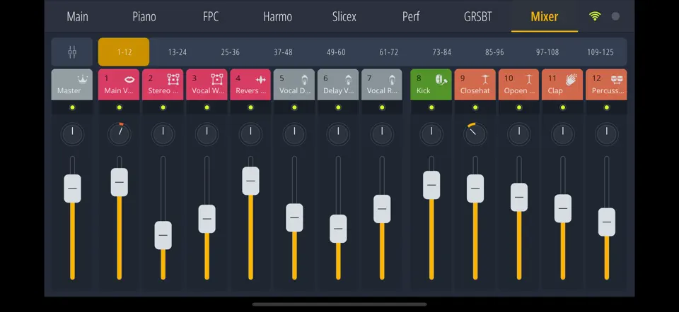 Captura de pantalla de FL Studio Remote en iPhone 2