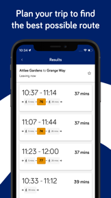 Central Connect Bus screenshot