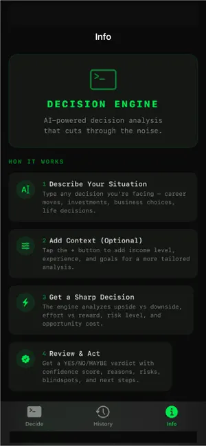 Decision Engine AI screenshot 3