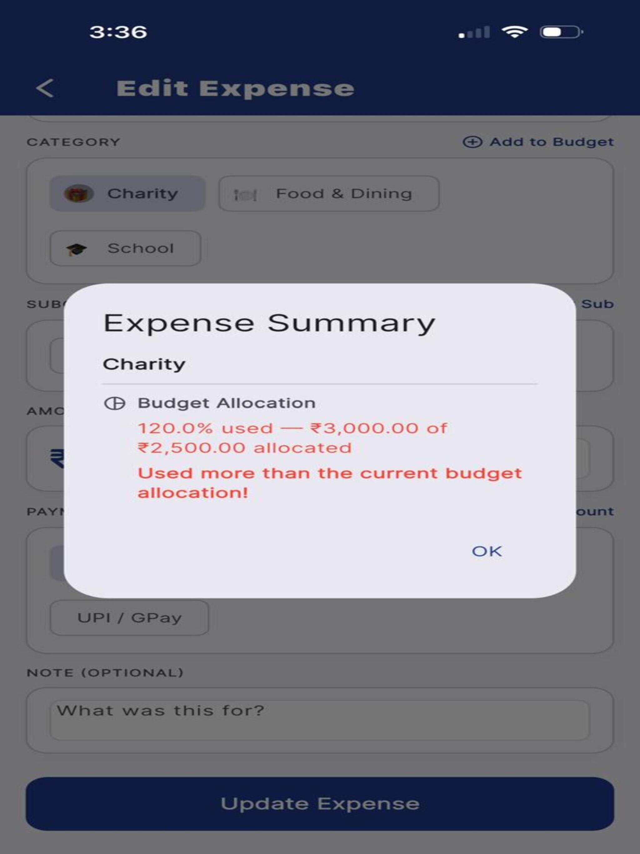Shared AI Budget Tracker screenshot 10